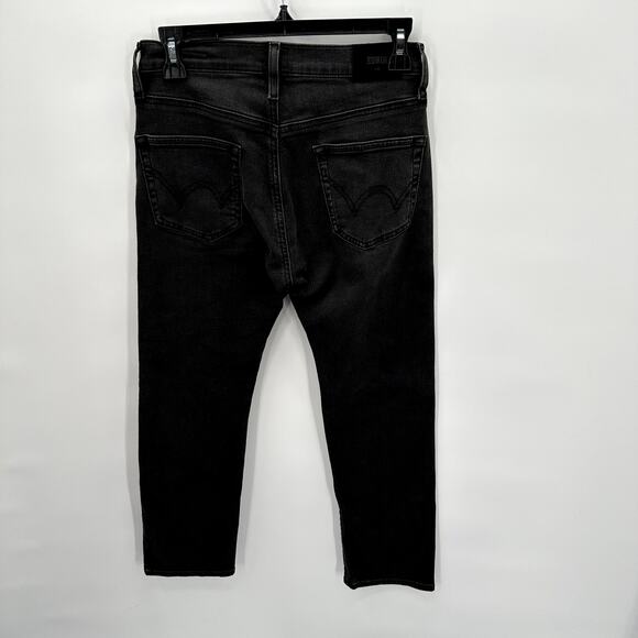 EDWIN NWT Elin Straight Long Black Denim Jean in Knight Rider // 00 (24) - Picture 10 of 14